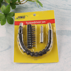 Best selling universal flexible shaft screwdriver set screwdriver bits set