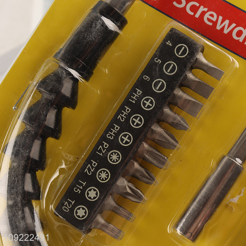 Best selling universal flexible shaft screwdriver set screwdriver bits set