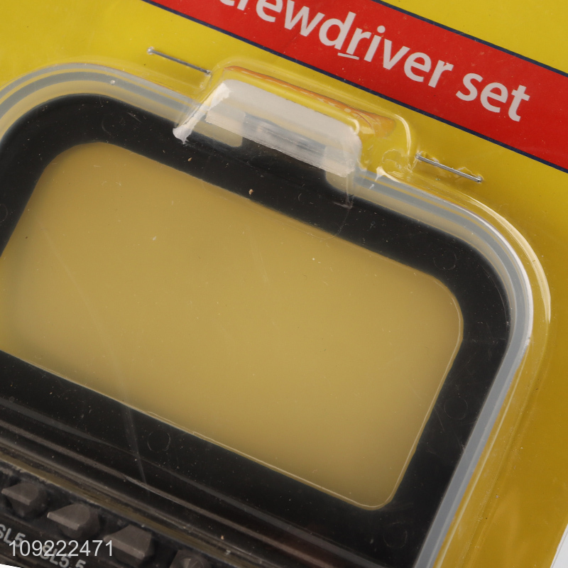 High quality professional hardware tool screwdriver bits set with holder