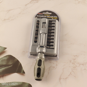 Hot items professional hardware tool screwdriver bits set with holder
