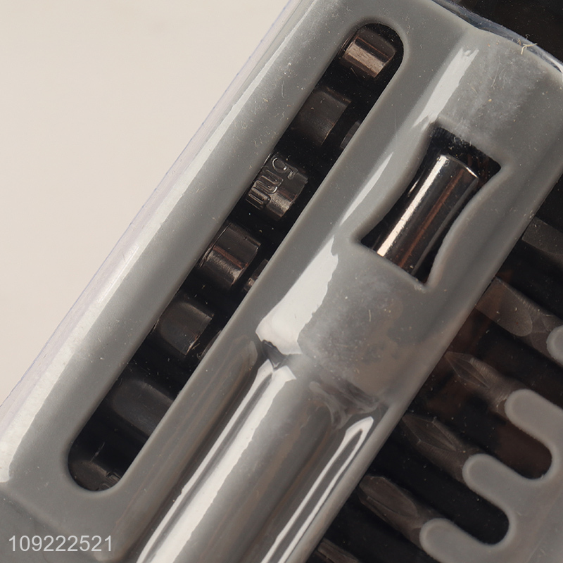 Hot items professional hardware tool screwdriver bits set with holder