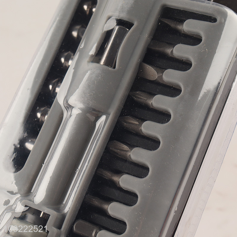 Hot items professional hardware tool screwdriver bits set with holder