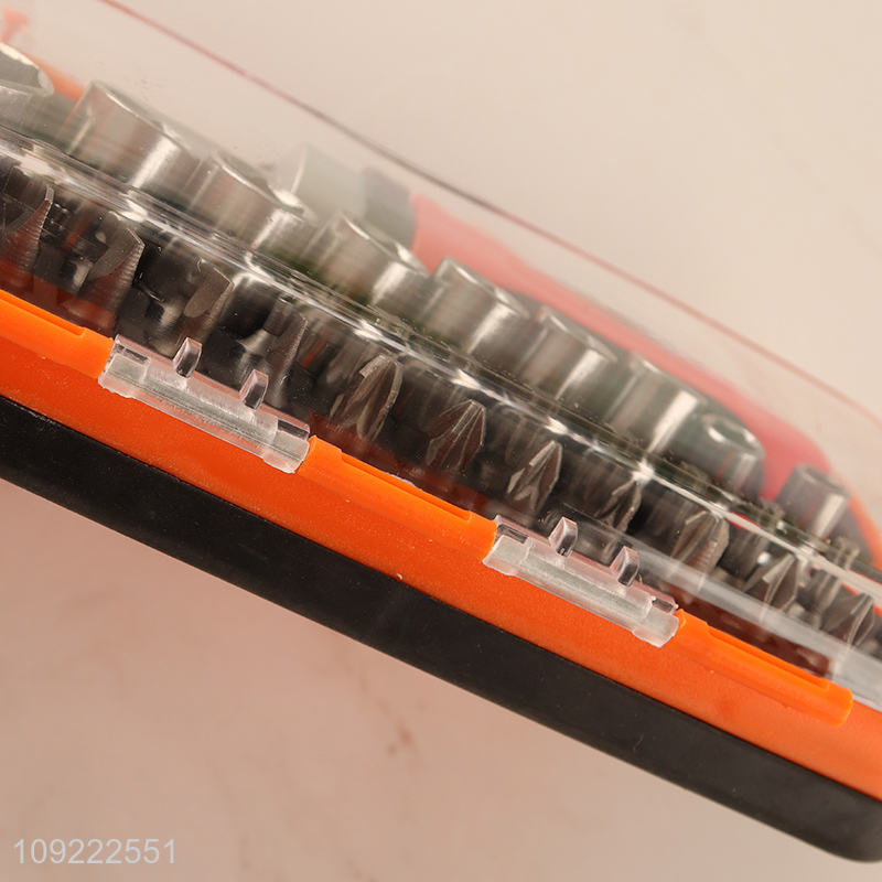 Best Sale Professional Interchangeable Bits Magnetic Ratchet Sockets Screwdriver Set