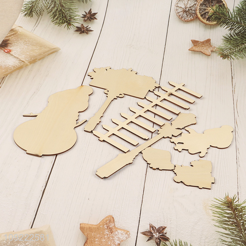 Good Quality Wooden Christmas Tabletop Decorations for Christmas Party Decoration