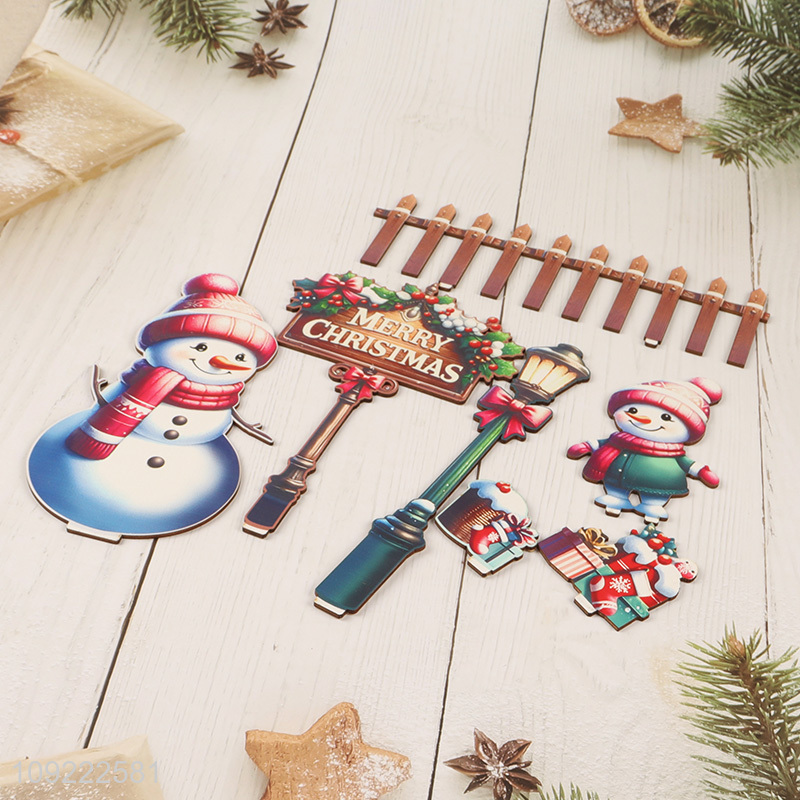 Good Quality Wooden Christmas Tabletop Decorations for Christmas Party Decoration