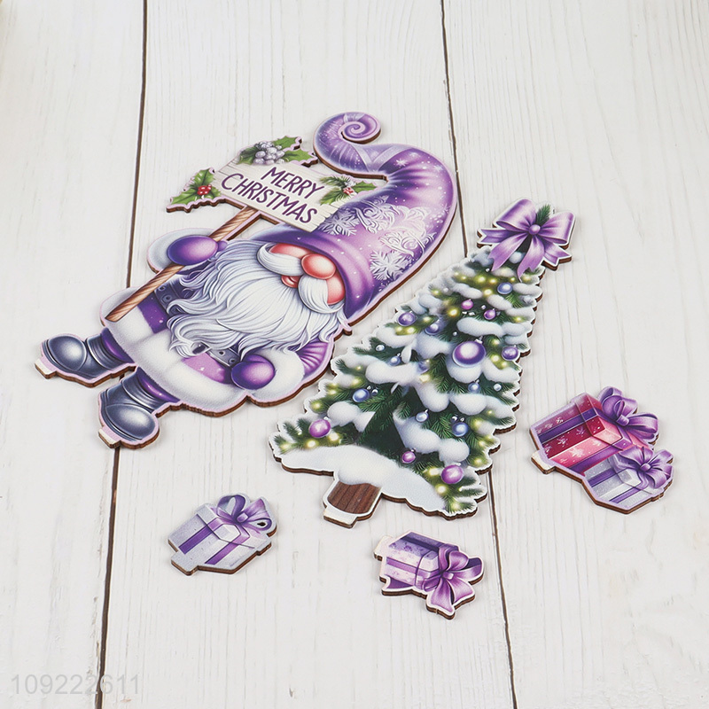 Factory Price Wooden Christmas Tabletop Decorations for Christmas Party Decoration