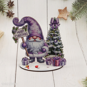 Factory Price Wooden Christmas Tabletop Decorations for Christmas Party Decoration