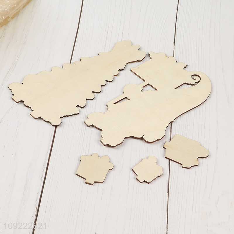 New Product Wooden Christmas Table Centerpieces Wooden Christmas Home Decorations