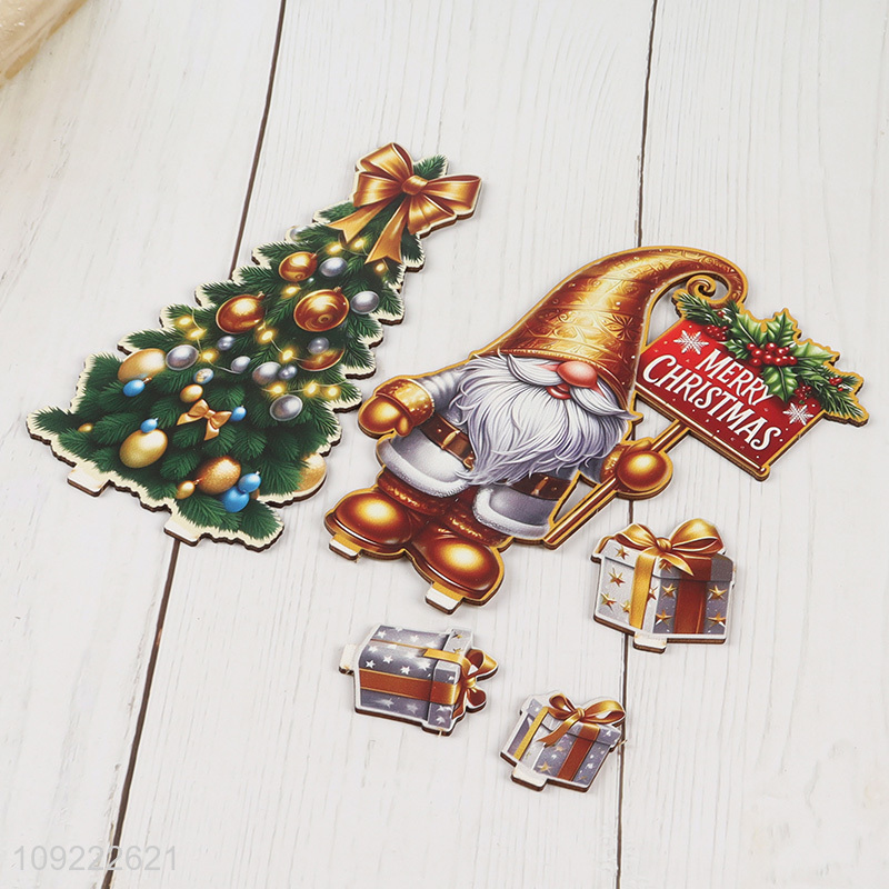 New Product Wooden Christmas Table Centerpieces Wooden Christmas Home Decorations