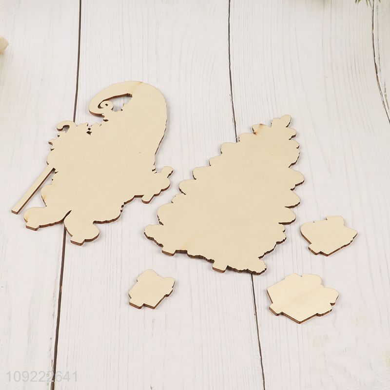 Factory Supply Wooden Christmas Tabletop Decorations for Christmas Party Decoration