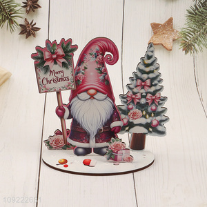 New Arrival Wooden Christmas Table Centerpieces Wooden Christmas Home Decorations
