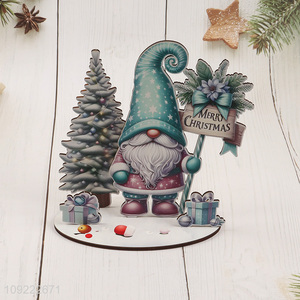 Good Quality Wooden Christmas Tabletop Decorations for Christmas Party Decoration