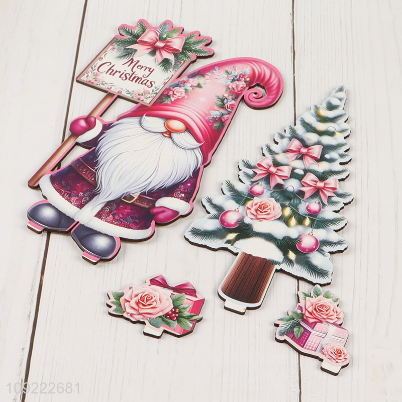 New Arrival Wooden Christmas Table Centerpieces Wooden Christmas Home Decorations