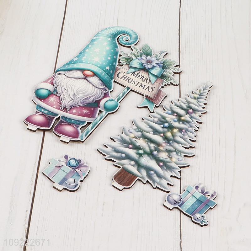 Good Quality Wooden Christmas Tabletop Decorations for Christmas Party Decoration