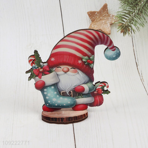 Hot Selling Wooden Christmas Gnome Table Decorations Christmas Table Centerpieces
