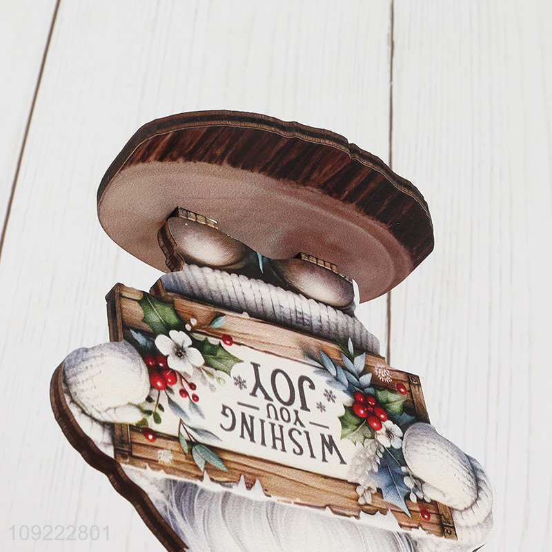 Factory Price Wooden Christmas Gnome Table Decorations Christmas Table Centerpieces