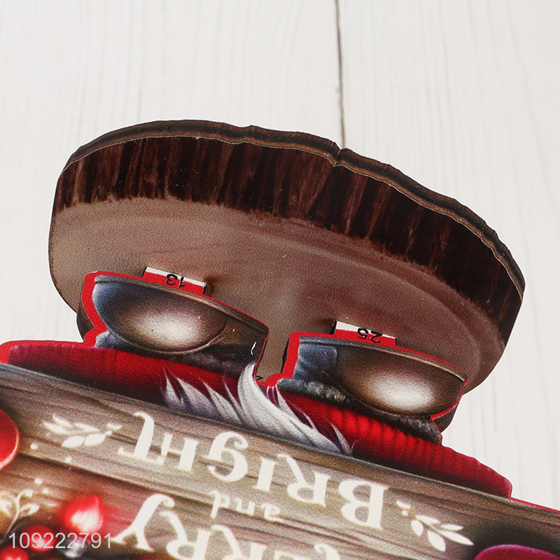 New Product Christmas Wooden Gnome Table Centerpieces Wooden Xmas Home Ornaments