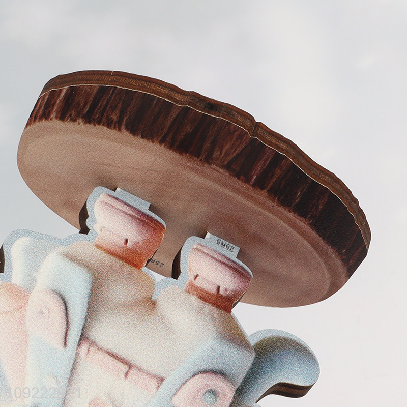 Factory Supply Wooden Christmas Angel Table Decorations Christmas Table Centerpieces