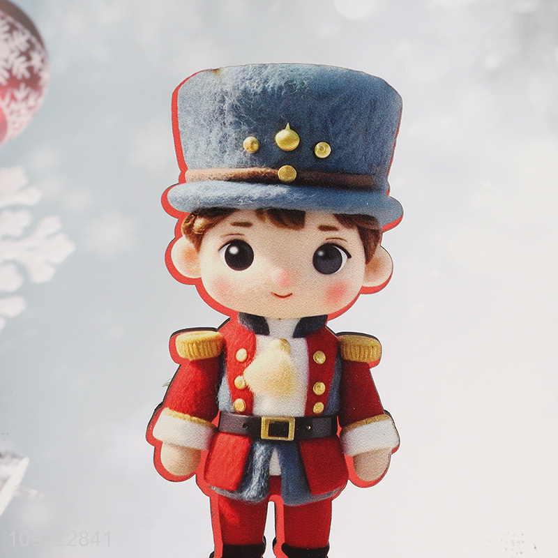 Good Quality Christmas Wooden Soldier Table Centerpieces Wooden Xmas Home Ornaments