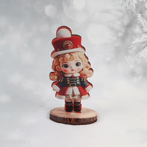 Hot Selling Wooden Christmas Tabletop Centerpieces for Xmas Party Decoration