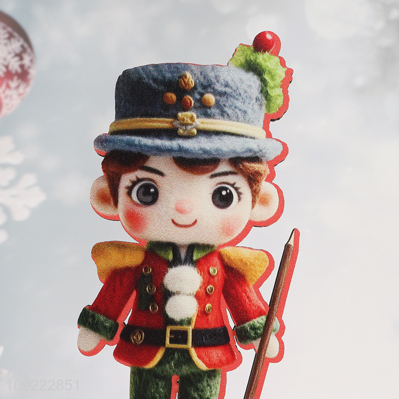 Factory Supply Wooden Christmas Soldier Table Decorations Christmas Table Centerpieces