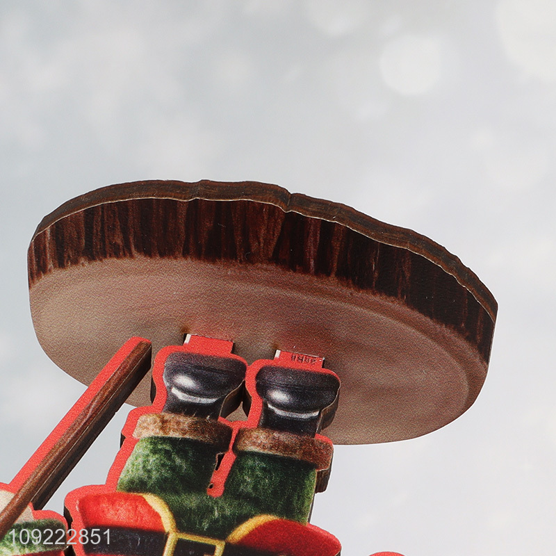 Factory Supply Wooden Christmas Soldier Table Decorations Christmas Table Centerpieces