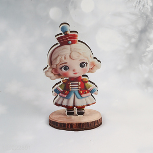 Factory Price Wooden Christmas Tabletop Centerpieces for Xmas Party Decoration