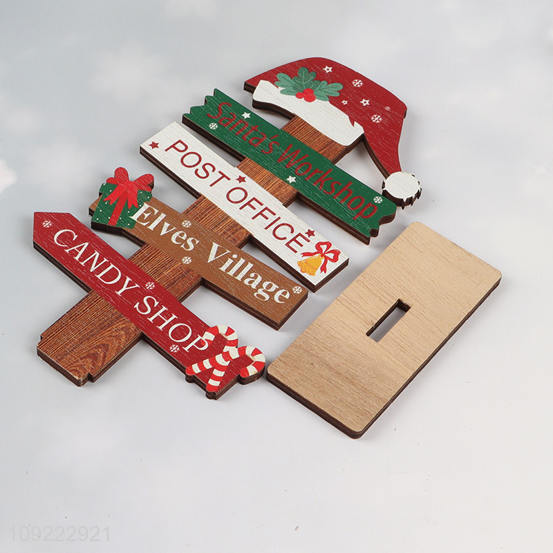 Online Wholesale Christmas Wooden Table Centerpieces Christmas Decoration Wooden Signs