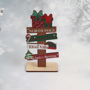 Good Quality Wooden Christmas Table Decorations Wooden Xmas Indoor Table Centerpieces