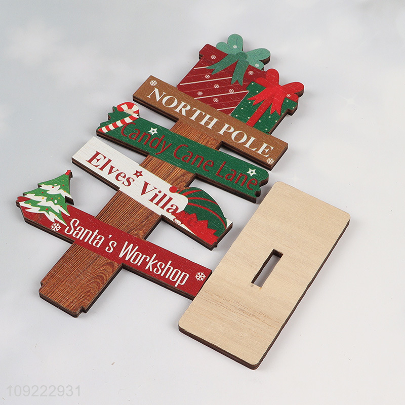 Good Quality Wooden Christmas Table Decorations Wooden Xmas Indoor Table Centerpieces