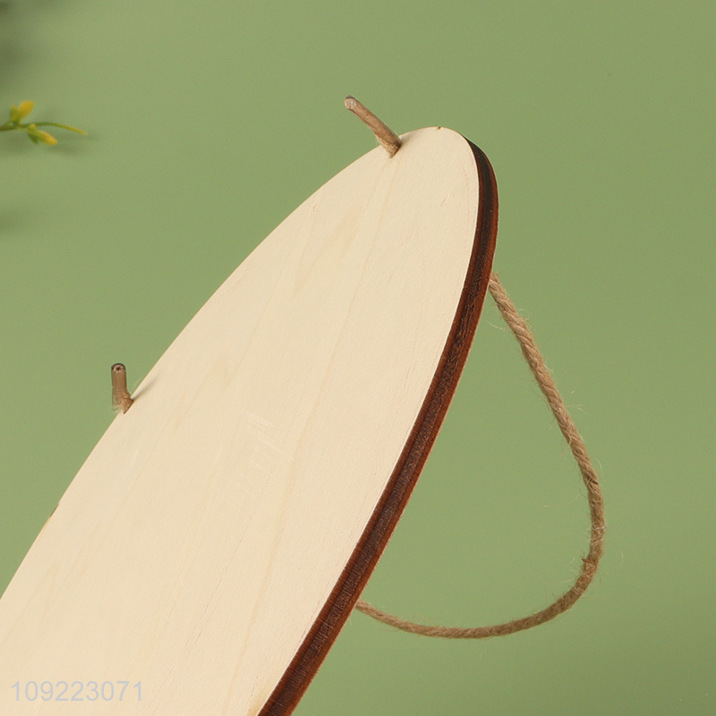 New Product Wooden Christmas Door Sign Hanging Ornaments for Wall Decoration