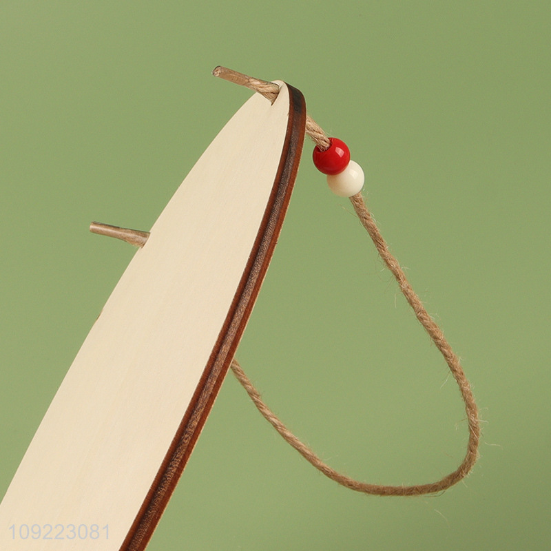 Factory Price Wooden Christmas Door Sign Xmas Hanging Sign for Christmas Party