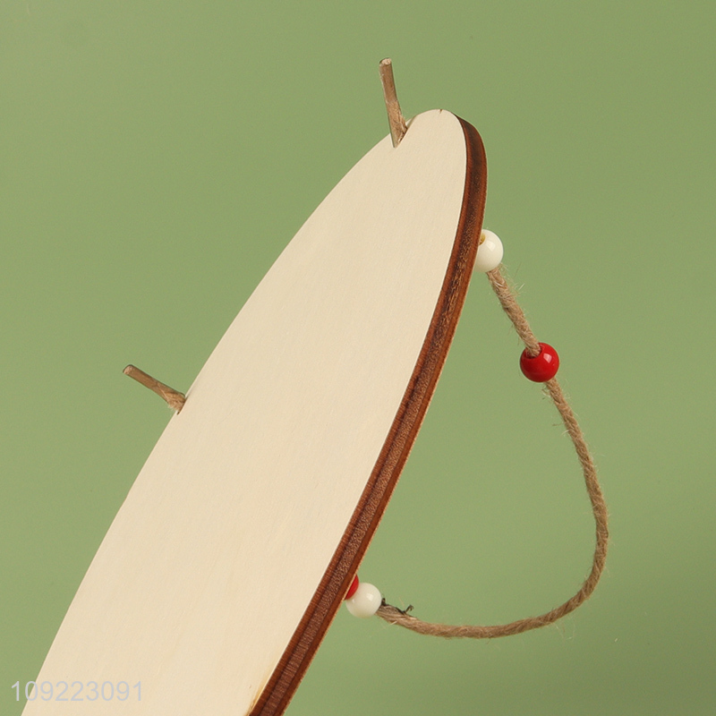 High Quality Wooden Christmas Door Sign Christmas Tree Wooden Hanging Ornaments