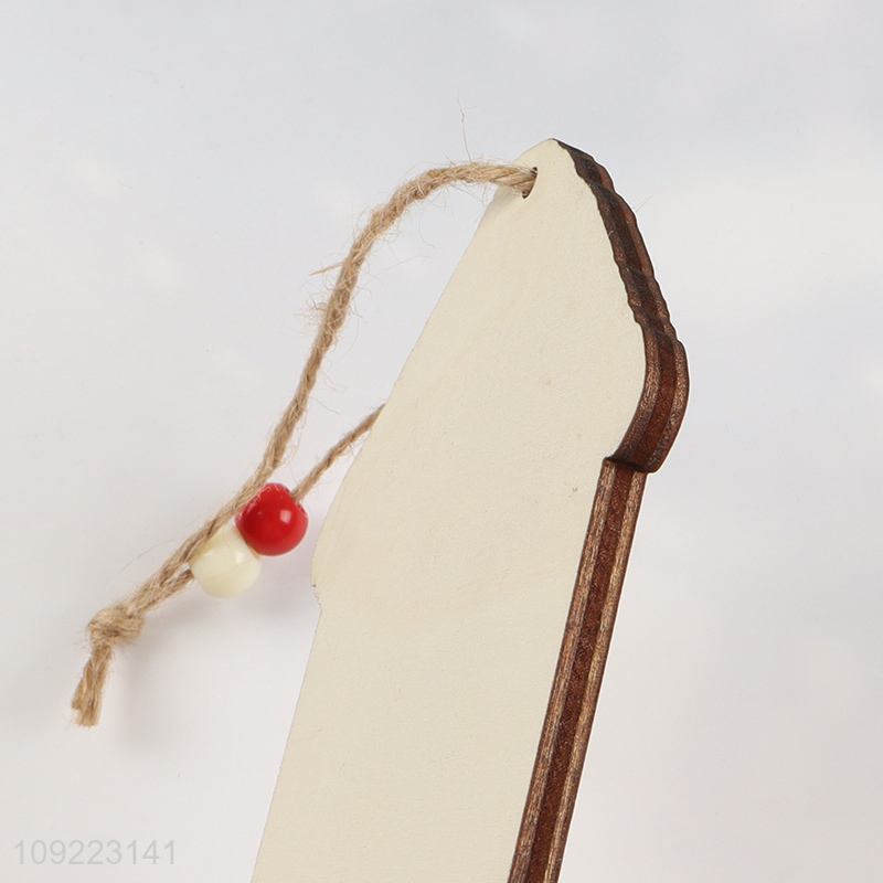 Hot Selling Wooden House Christmas Ornaments Christmas Tree Wooden Decorations