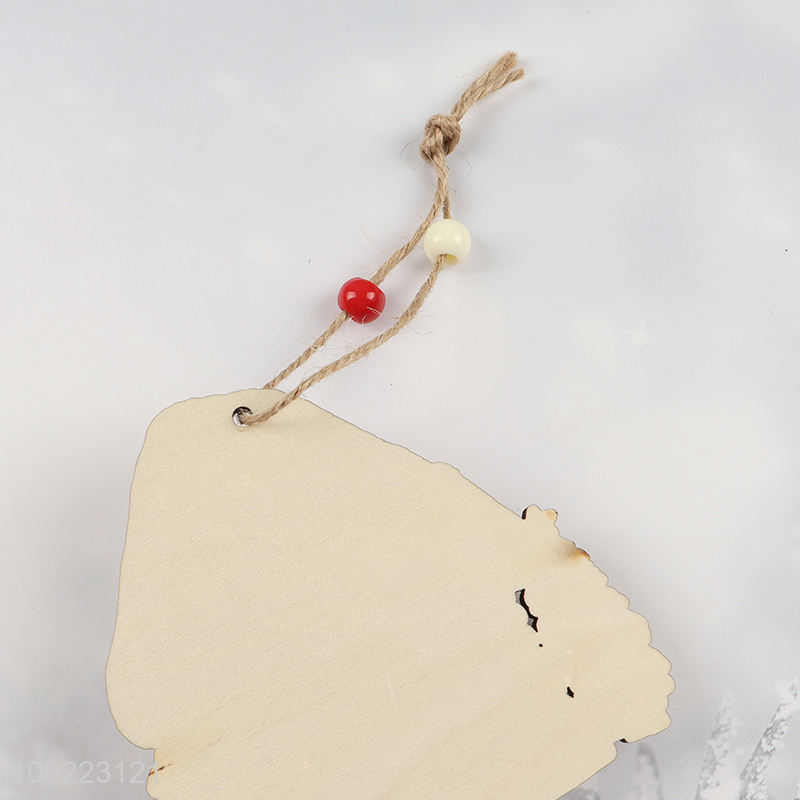 New Arrival Wooden Christmas House Ornaments Christmas Tree Hanging Ornaments