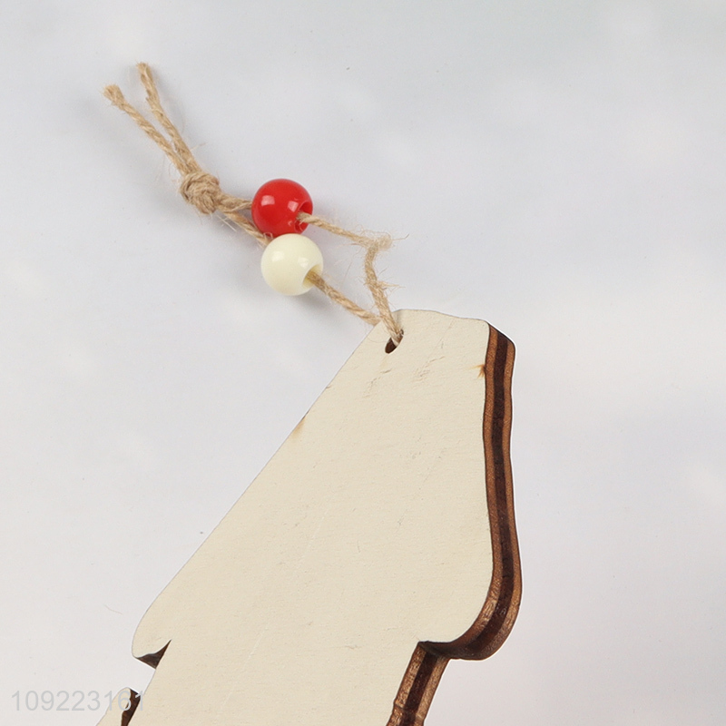 New Product Christmas House Wooden Decorations Christmas Tree Hanging Decorations