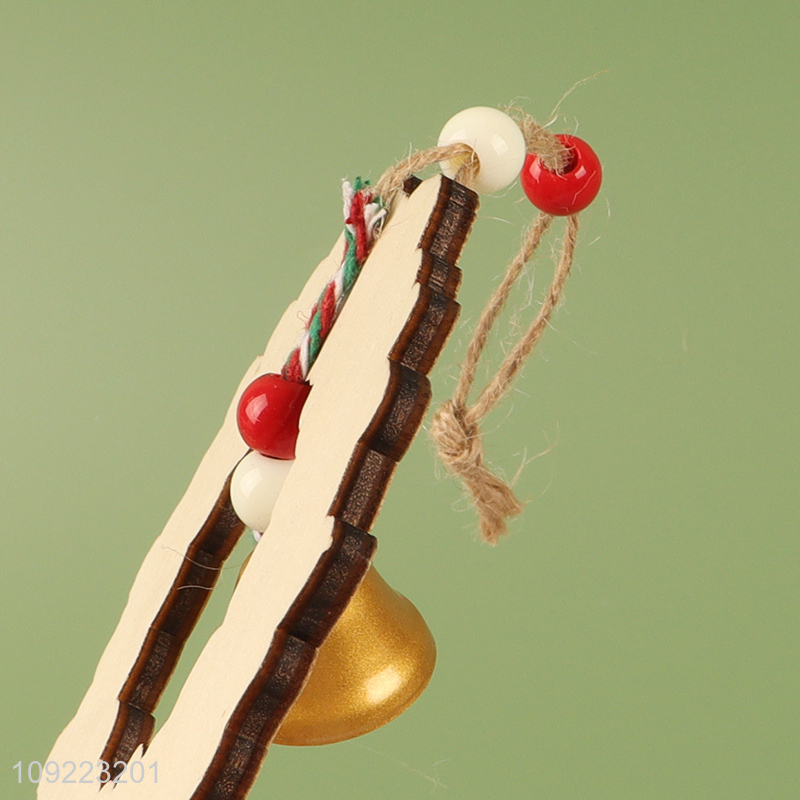 Online Wholesale Wooden Christmas Wreath Hanging Ornaments for Door Decoration