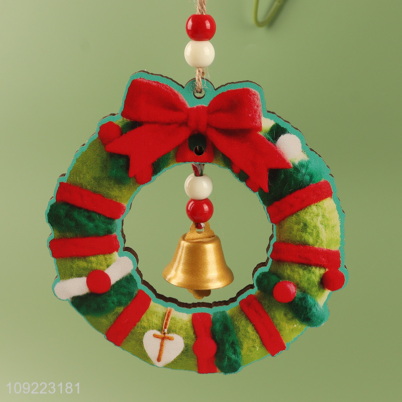 High Quality Wooden Christmas Wreath for Front Door Winter Holiday Decoration