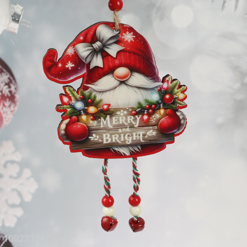 Factory Wholesale Christmas Wooden Hanging Ornaments Christmas Tree Hanging Decorations