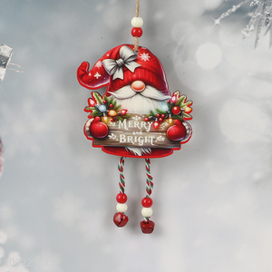 Factory Wholesale Christmas Wooden Hanging Ornaments Christmas Tree Hanging Decorations