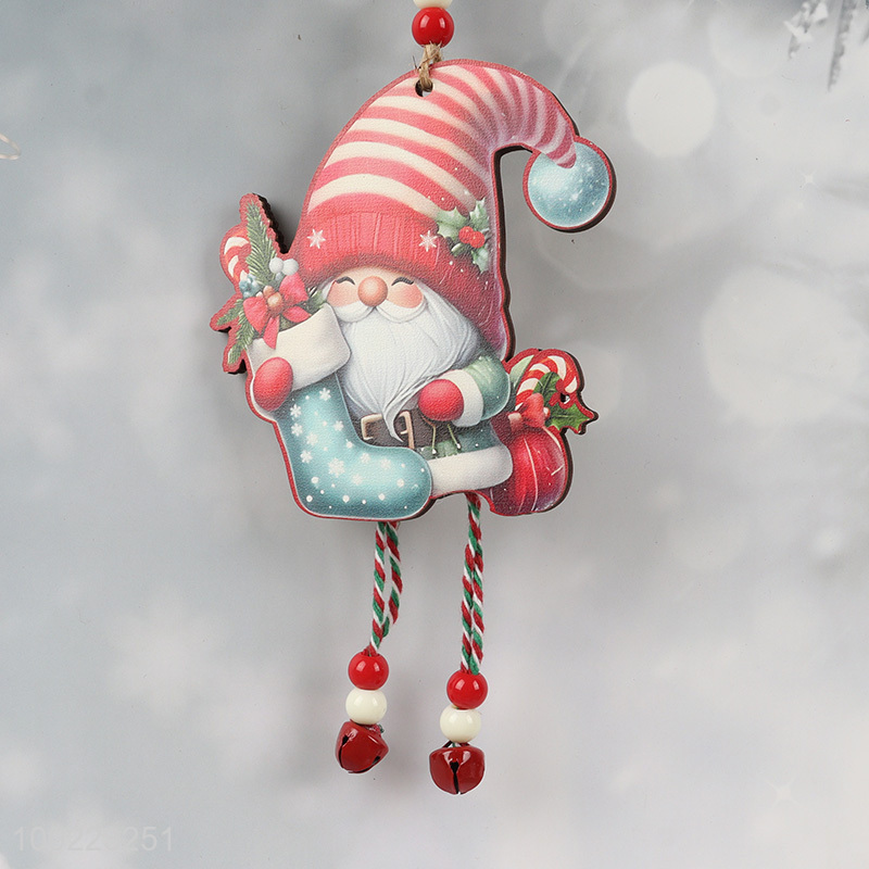 New Product Wooden Christmas Tree Hanging Ornaments for Holiday Party Decoration