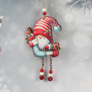 New Product Wooden Christmas Tree Hanging Ornaments for Holiday Party Decoration