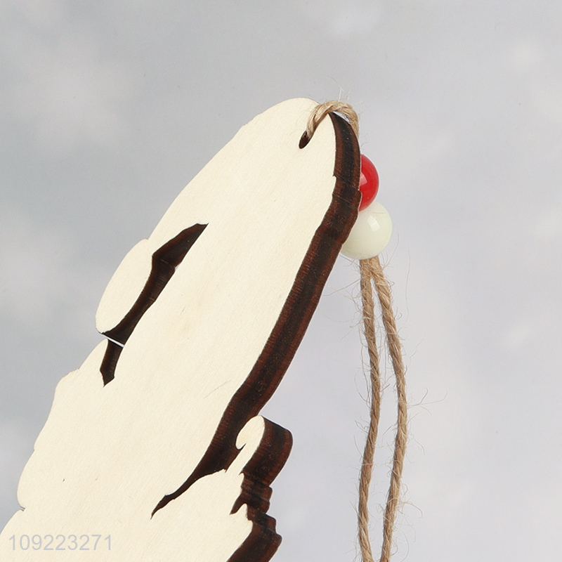 High Quality Wooden Christmas Tree Hanging Ornaments Xmas Holiday Hanging Ornaments