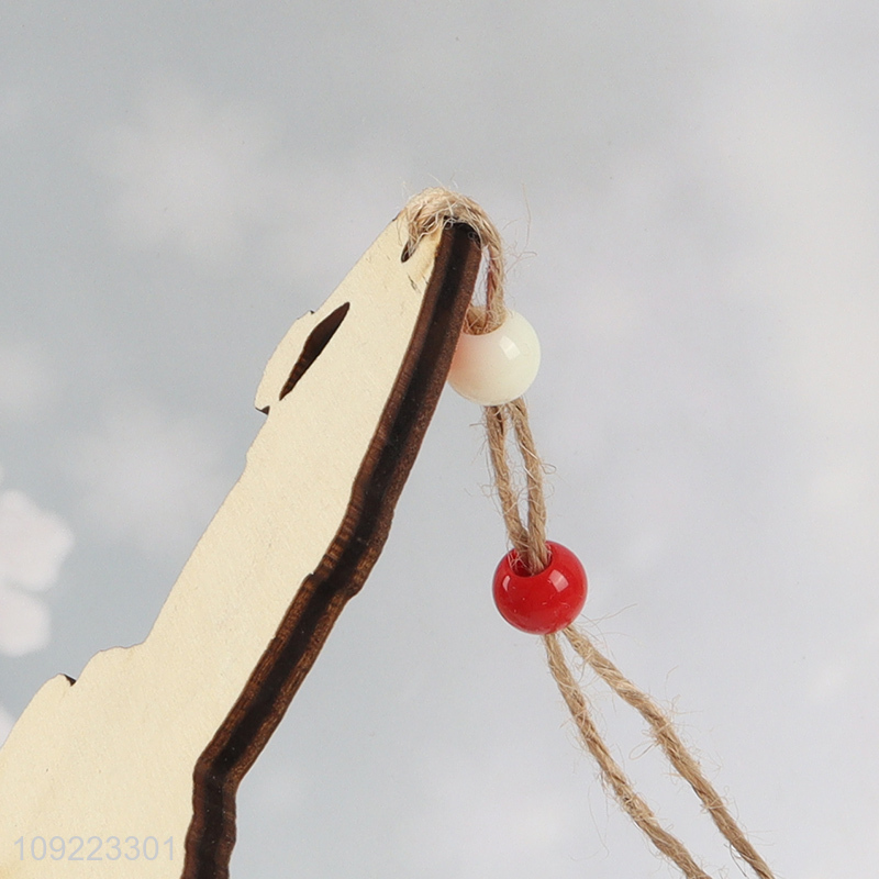 New Arrival Wooden Christmas Tree Hanging Decorations Christmas Tree Hanging Ornaments