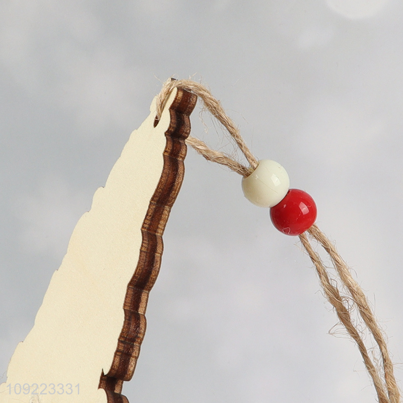 Factory Wholesale Wooden Christmas Tree Ornaments for Christmas Party Indoor Decoration