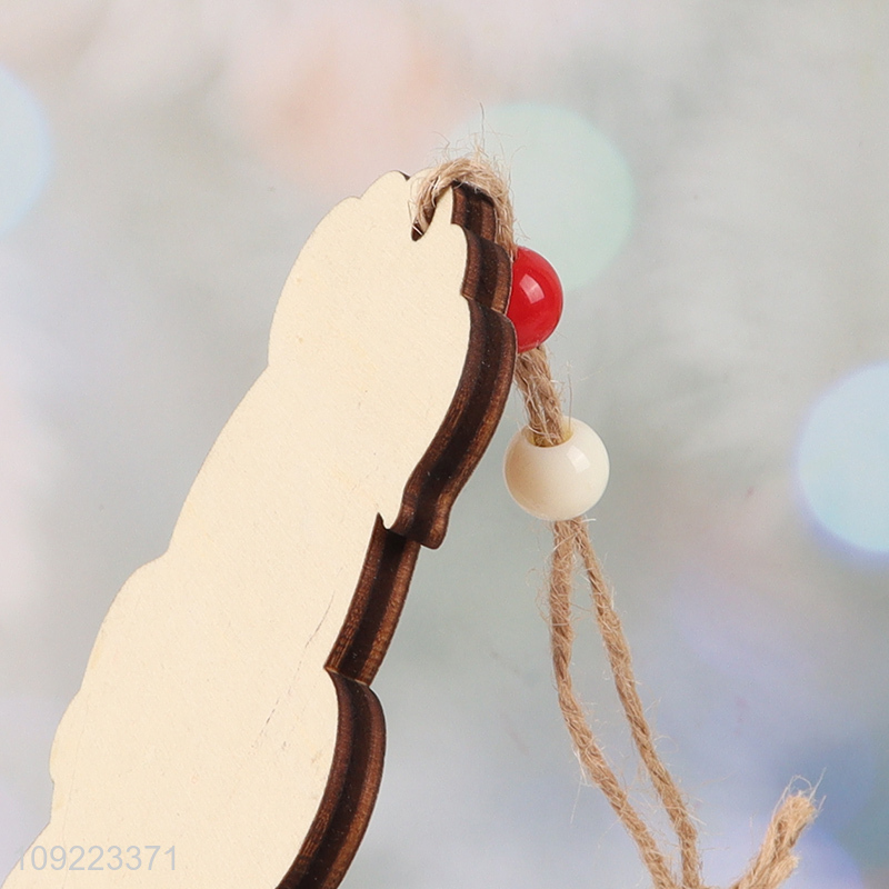 Factory Supply Wooden Christmas Tree Hanging Decorations Christmas Tree Hanging Ornaments