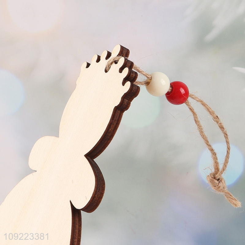 Online Wholesale Christmas Wooden Hanging Ornaments Christmas Tree Hanging Decorations