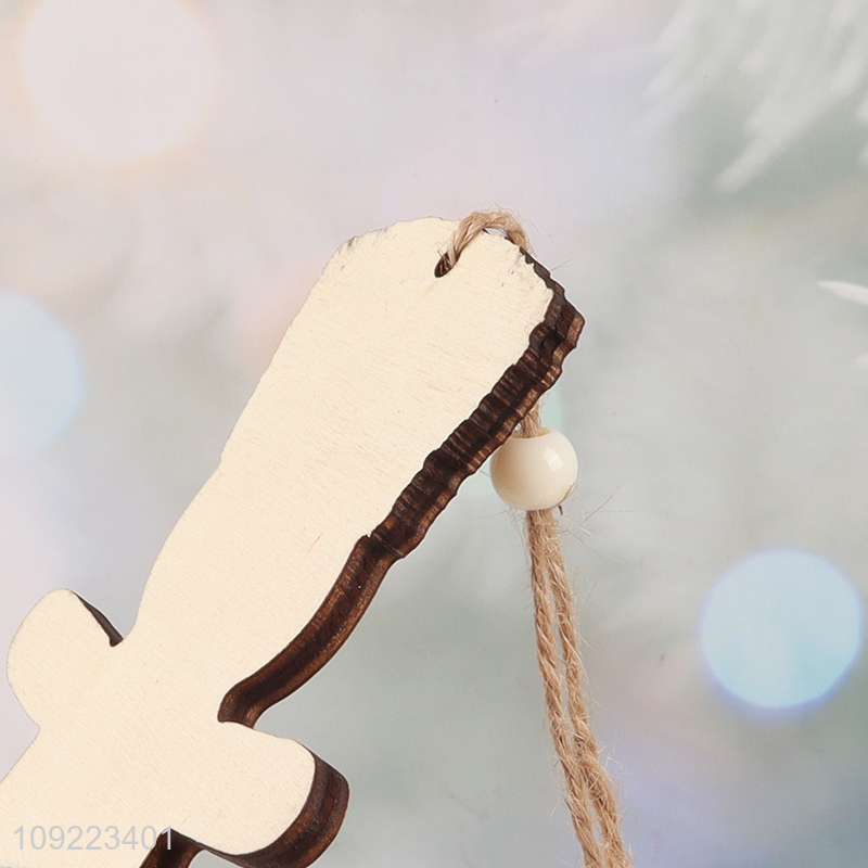 Good Quality Wooden Christmas Tree Ornaments for Christmas Party Indoor Decoration