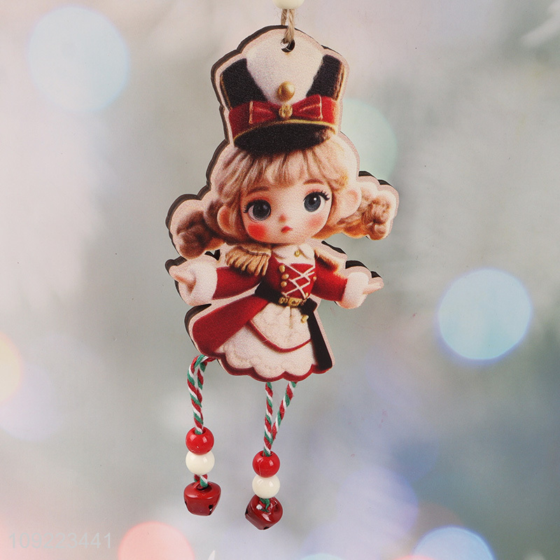 Factory Price Wooden Christmas Tree Hanging Decorations Christmas Tree Hanging Ornaments