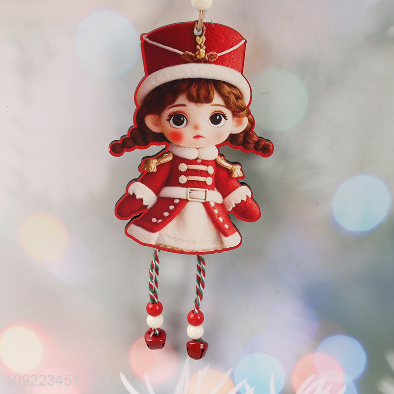 High Quality Christmas Wooden Hanging Ornaments Christmas Tree Hanging Decorations